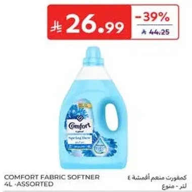 Comfort Fabric Softener 4L - Assorted