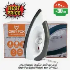 Grey Fox Light Weight Iron GF-023