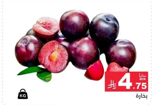 Fresh plums.