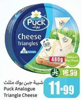 Puck Analogue Triangle Cheese