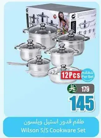 طقم قدور استيل ويلسون