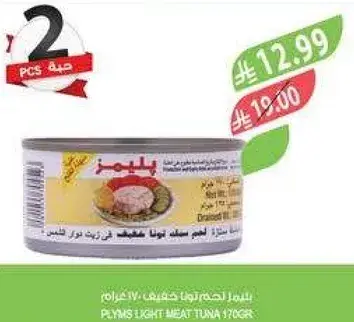 Plymis light meat tuna 170g