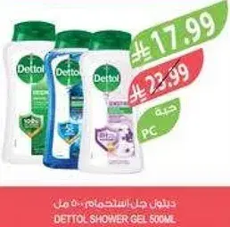 DETTOL SHOWER GEL 500ML