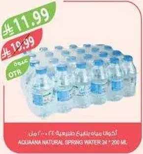 ACQUIANA NATURAL SPRING WATER 24 * 200 ML.