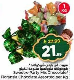 Sweet-e Party Mix Chocolate/ Floransia Chocolate Assorted per Kg