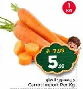 Carrot Import Per Kg