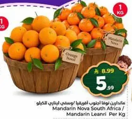 Mandarin Nova South Africa Per Kg