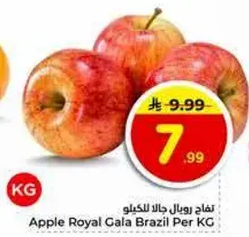 تفاح رويال جالا للبرازيل للكيلو