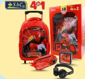SBC 4 in 1 Spiderman Backpack Set