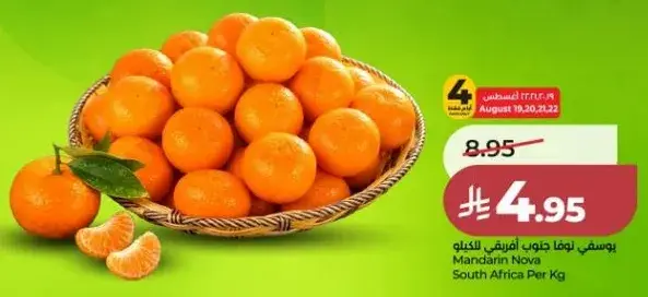 يوسفي نوفا جنوب افريقي للكilo
