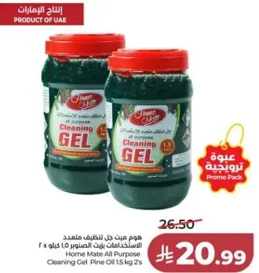 Home Mate All Purpose Cleaning Gel Pine Oil 1.5kg 2s