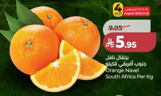 برتقال نافل جنوب افريقي للكيلو