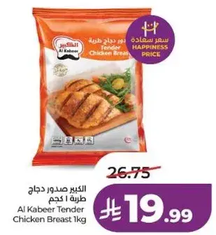 الكبير صدر دجاج طري ١ كجم