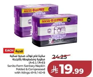 سانيتا فام فوط صحيه نساييه 41+8