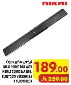 NIKAI Sound Bar with Inbuilt Soundbar R68