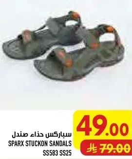 Sparx stuckon sandals.