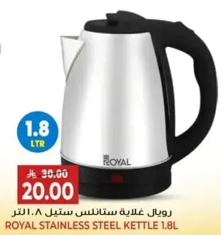 Royal stainless steel kettle