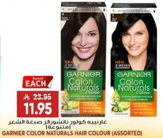 Garnier color naturals hair colour assorted
