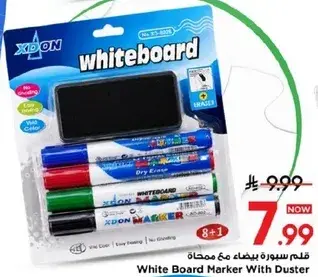 White Board Marker With Duster