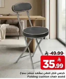 Folding Cushion Chair Assorted