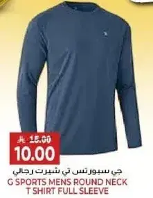 G Sports mens round neck T shirt full sleeve