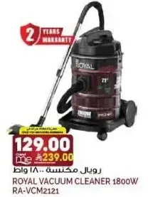 Royal vacuum cleaner 1800W