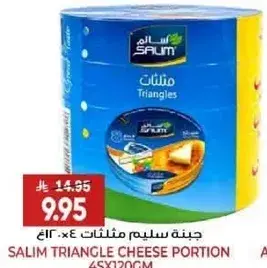 Salim Triangle Cheese Portion 480gm