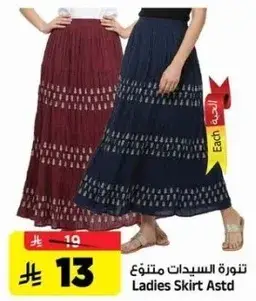 Ladies Skirt Assorted