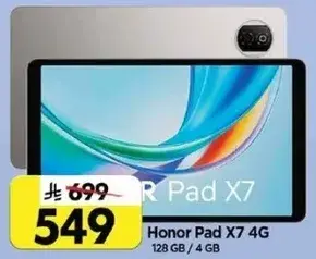 Honor Pad X7 4G, 128 GB / 4 GB