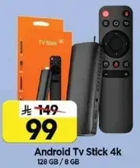 Android TV Stick 4K, 128 GB / 8 GB