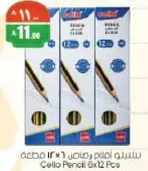 Cello Pencil 6x12 Pcs