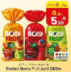 Roshen Bonny Fruit Assorted 200Gm