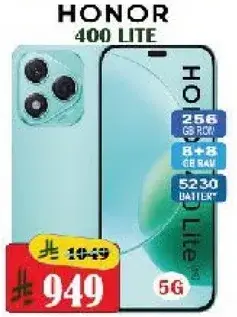 Honor 400 Lite, 256GB ROM, 8GB RAM, 5230mAh battery