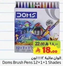 Doms Brush Pens 12+1 Shades