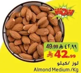 لوز متوسط