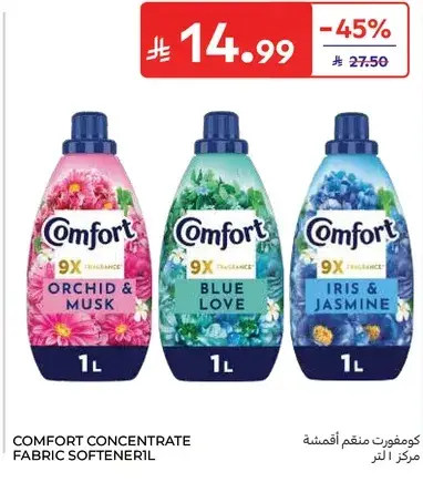 Comfort Concentrate Fabric Softener 1L
