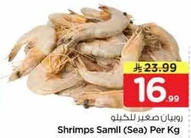 Shrimps Samll (Sea) Per Kg.
