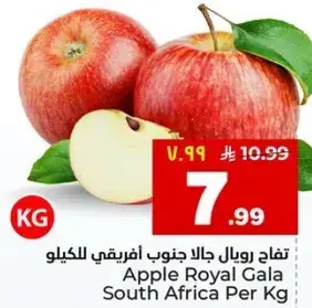 تفاح رويال جالا جنوب افريقي للكilo