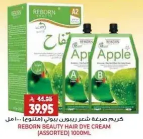 Reborn Beauty Hair Dye Cream (Assorted) 1000ml