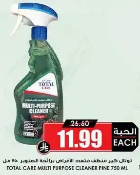 Total care multi purpose cleaner pine 750 ml