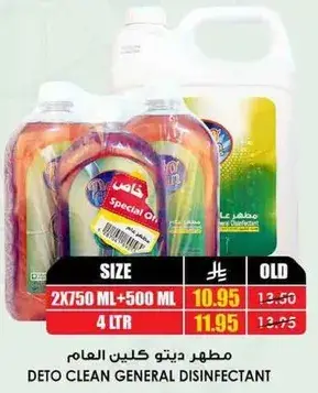 ديتو كلين مطهر عام ٢×٧٥٠ مل + ٥٠٠ مل