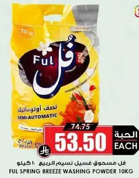 فل مسحوق غسيل نسيم الربيع 10 كيلو
