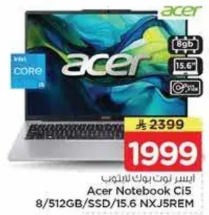 Acer Notebook Ci5 8/512GB/SSD/15.6