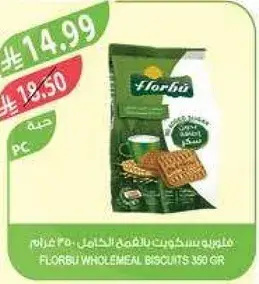 فلوربو بسكويت كامل الحبه 350 غرام