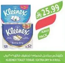 KLEENEX TOILET TISSUE EXTRA DRY 8+3 ROLL