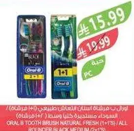 Oral-B Tooth Brush Natural Fresh 1+1