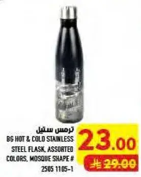 BG hot & cold stainless steel flask.