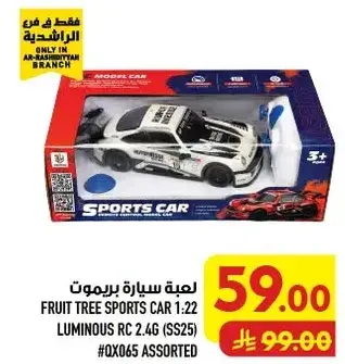 Fruit Tree sports car 1:22 luminous RC.