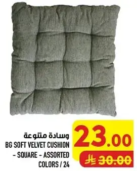 BG SOFT VELVET CUSHION - SQUARE