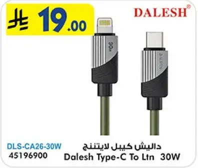 Dalesh Type-C to Ltn 30W